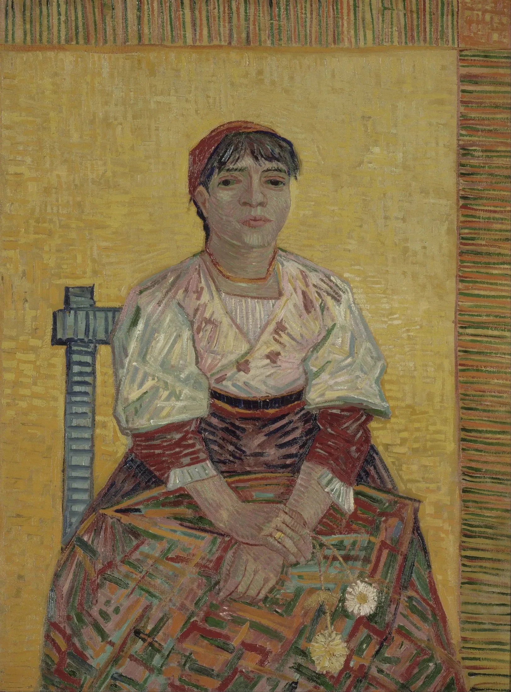 L'Italienne - Vincent van Gogh image 1 reproduction de peinture à l’huile