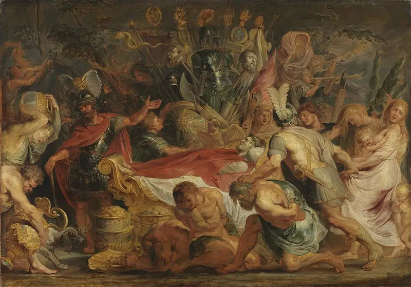 L'ossequiosità di Decio Mus (Tito Livio VIII, 6-9-10), après 1616 - Peter Paul Rubens
