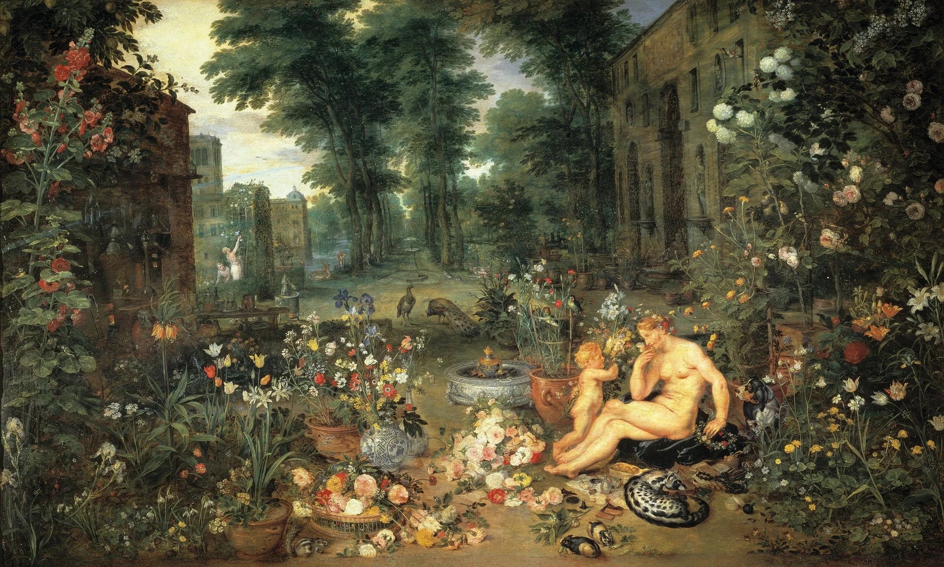 L'Odorat - Jan Brueghel l'Ancien image 1 reproduction de peinture à l’huile