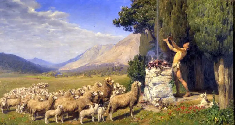 L'offerta di Abel - H. A. Brendekilde