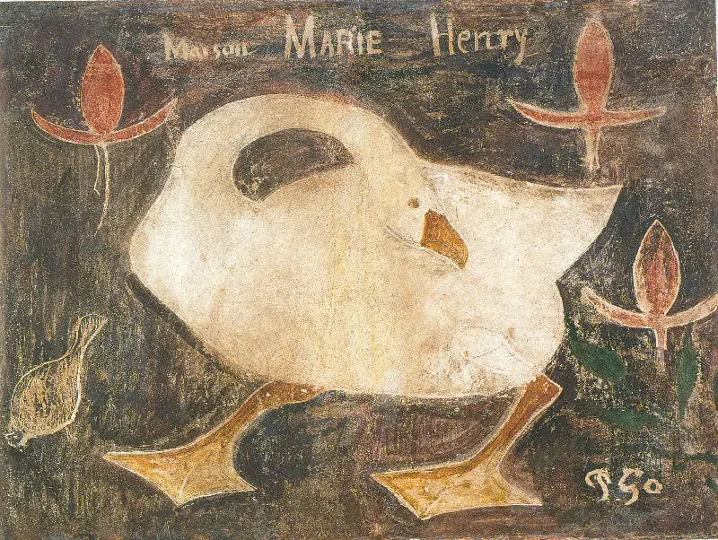 Reproduction du tableau « L'Oie - Paul Gauguin » par Alpha Reproduction en peinture à l’huile