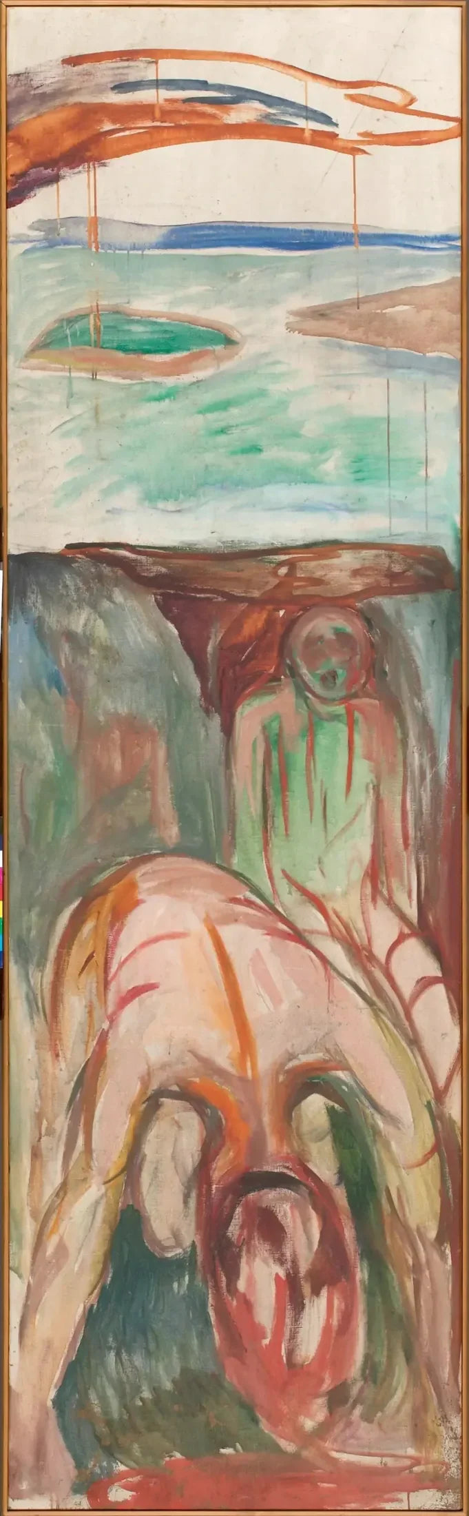 L'Orage : partie médiane droite - Edvard Munch image 1 reproduction de peinture à l’huile