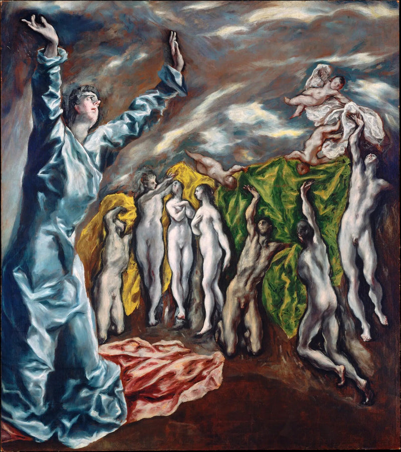 L'apertura della quinta sigillo - El Greco