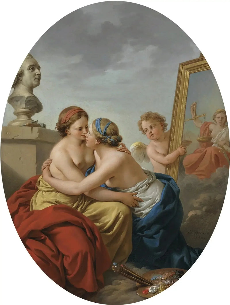 L'Unione della Scultura e della Pittura - Louis Jean François Lagrenée