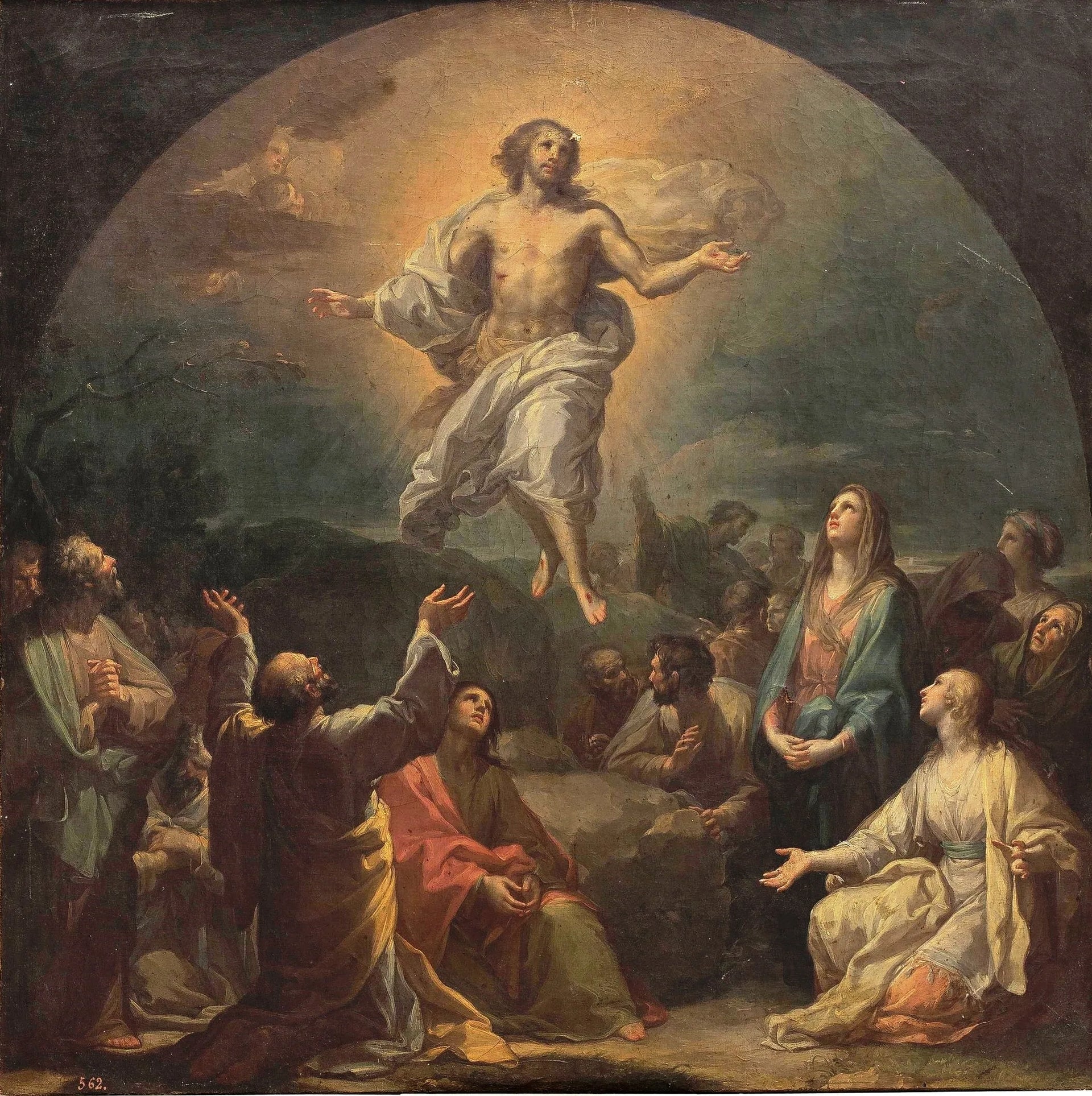 La Ascensión del Señor - Francisco Bayeu image 1 reproduction artisanale de tableau