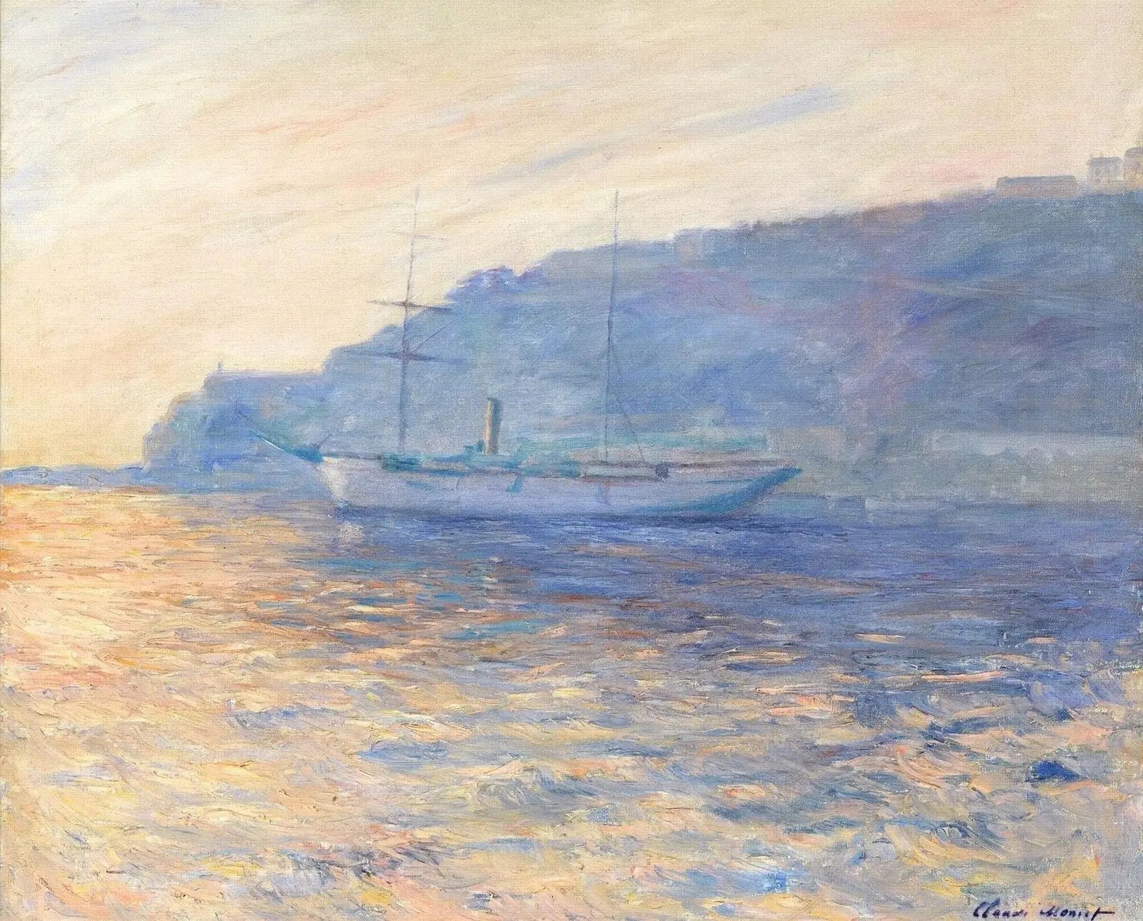 La Baie de Monaco - Claude Monet image 1 reproduction de peinture à l’huile