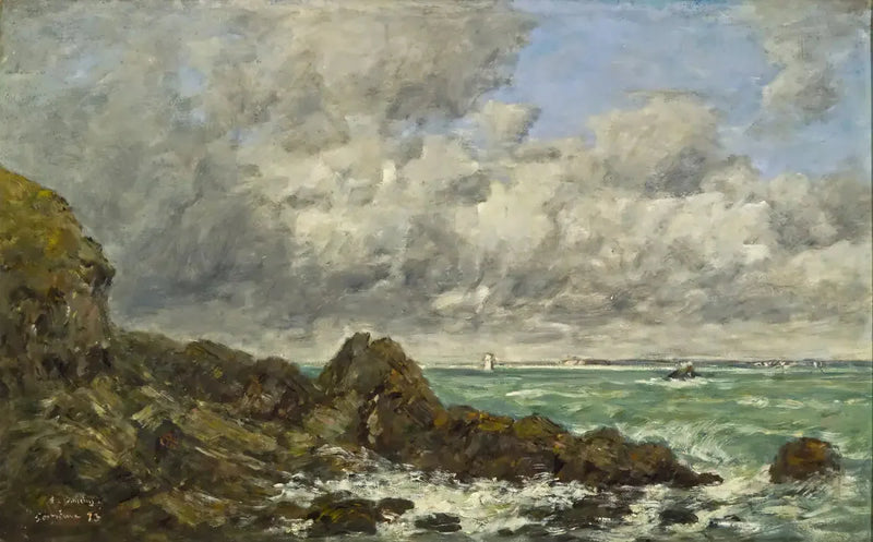 La baia di Portrieux - Eugène Boudin