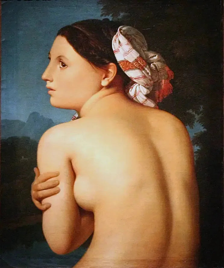 La Bagnante a mezzo busto - Jean-Auguste-Dominique Ingres