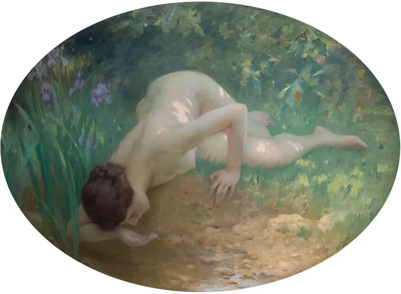 La bagnante - Charles Amable Lenoir