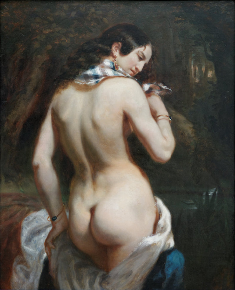 La baigneuse (vista di spalle) - Théodore Chassériau