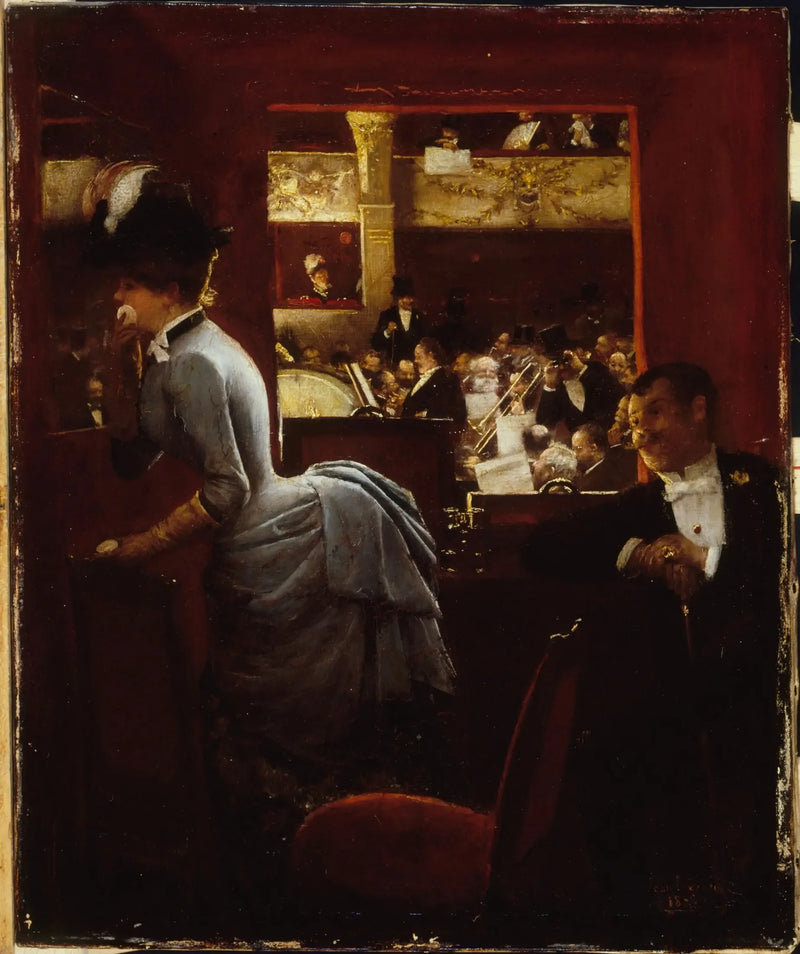 La Baignoire, al teatro dei Variétés - Jean Béraud