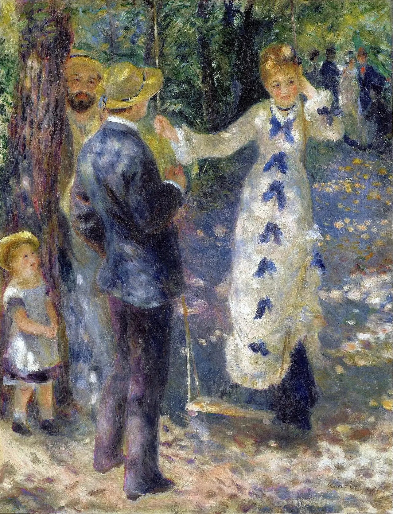La Balançoire - Pierre-Auguste Renoir image 1 tableau peint à l’huile sur toile