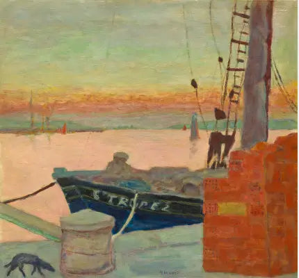 La Barge "St Tropez" nel porto di Cannes - Pierre Bonnard