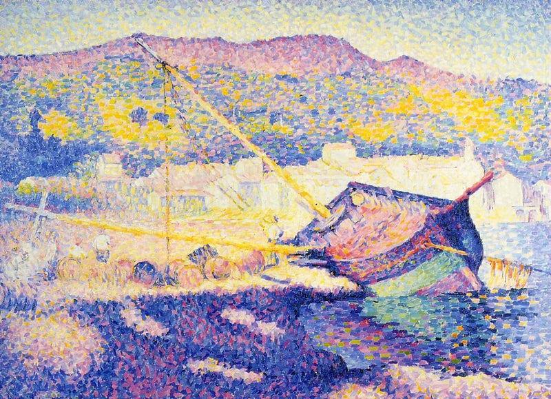 La barca blu - Henri-Edmond Cross