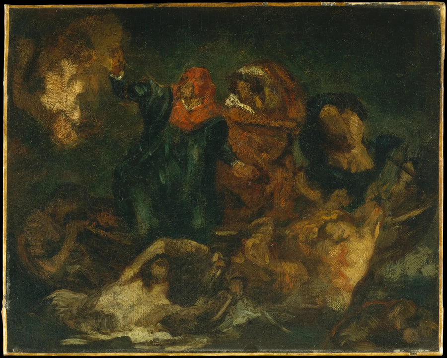 La barca di Dante - Édouard Manet