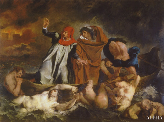 La barque de Dante - Edouard Manet - Reproductions de tableaux et peintures haut de gamme