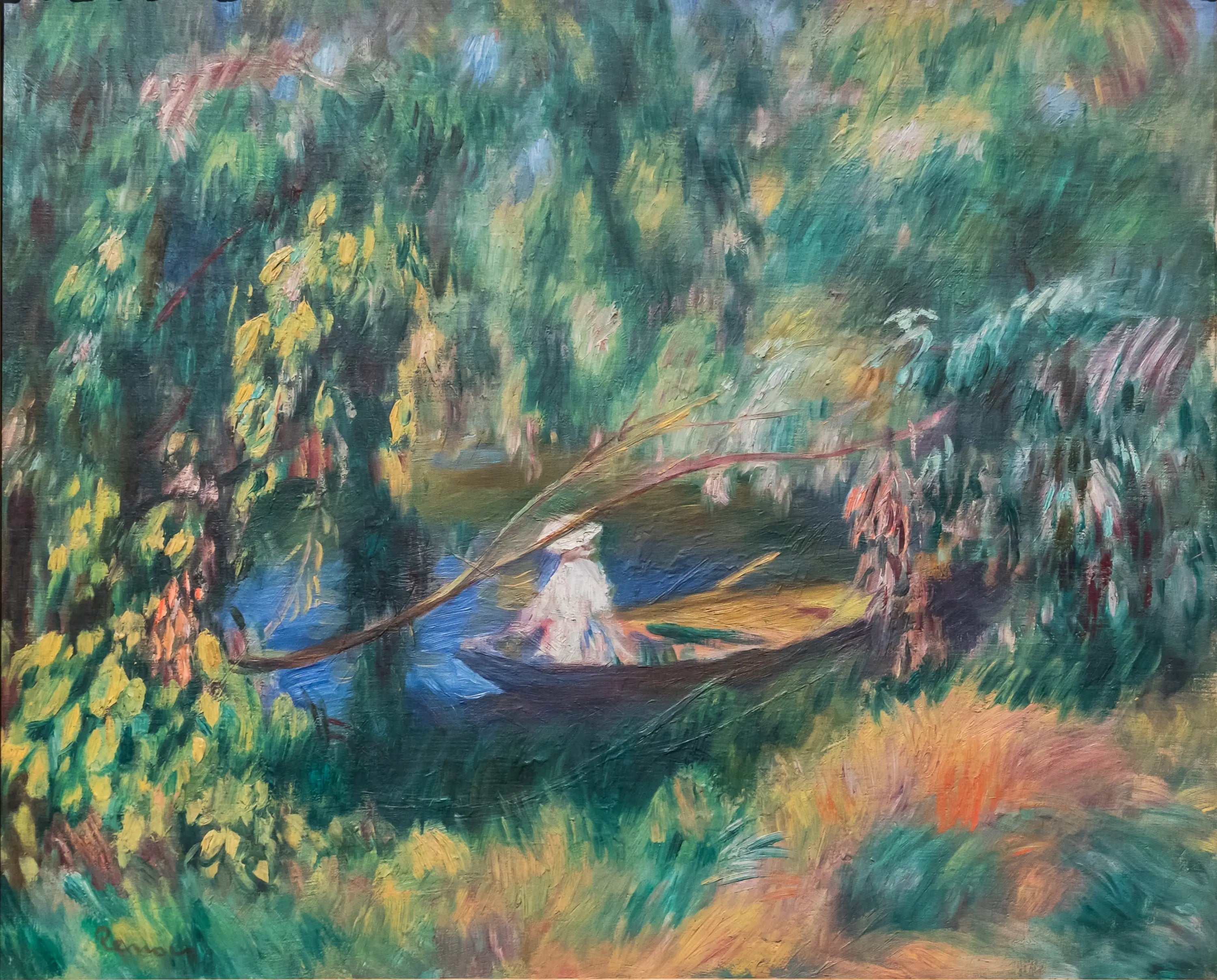 La barque - Pierre-Auguste Renoir image 1 copie peinte à la main à l’huile