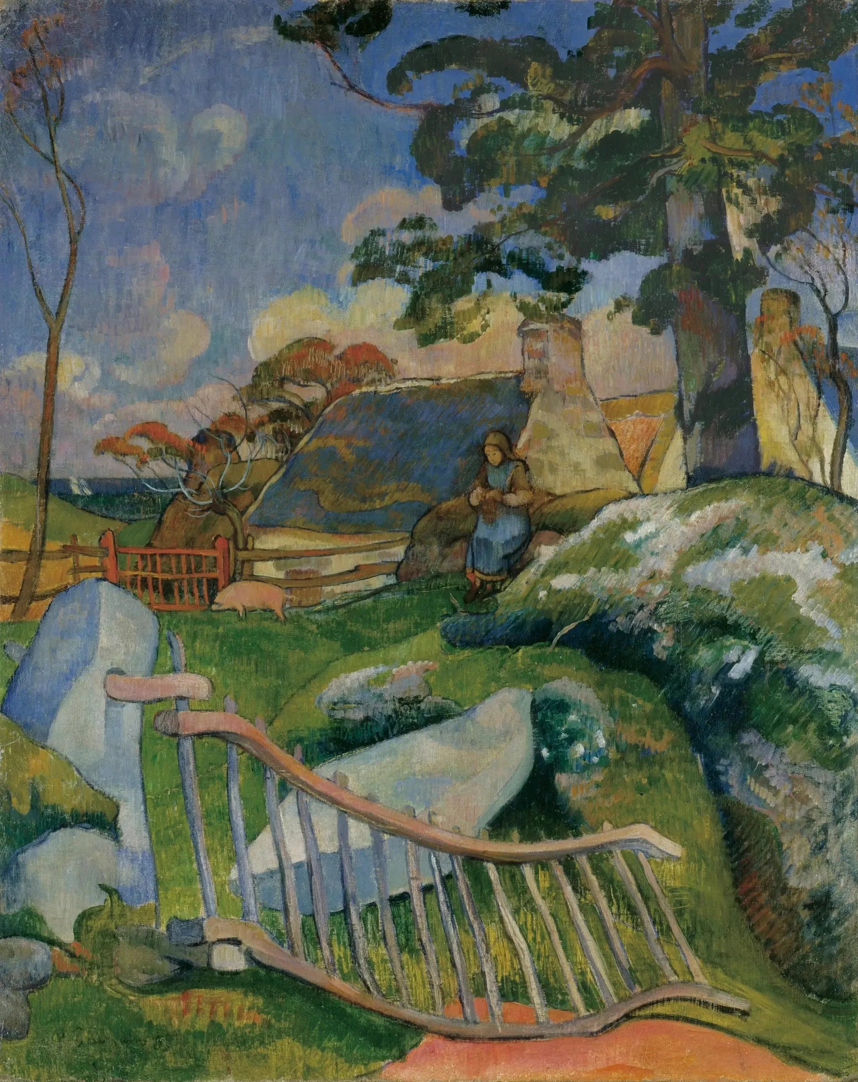 La Barrière - Paul Gauguin image 1 reproduction artisanale de tableau