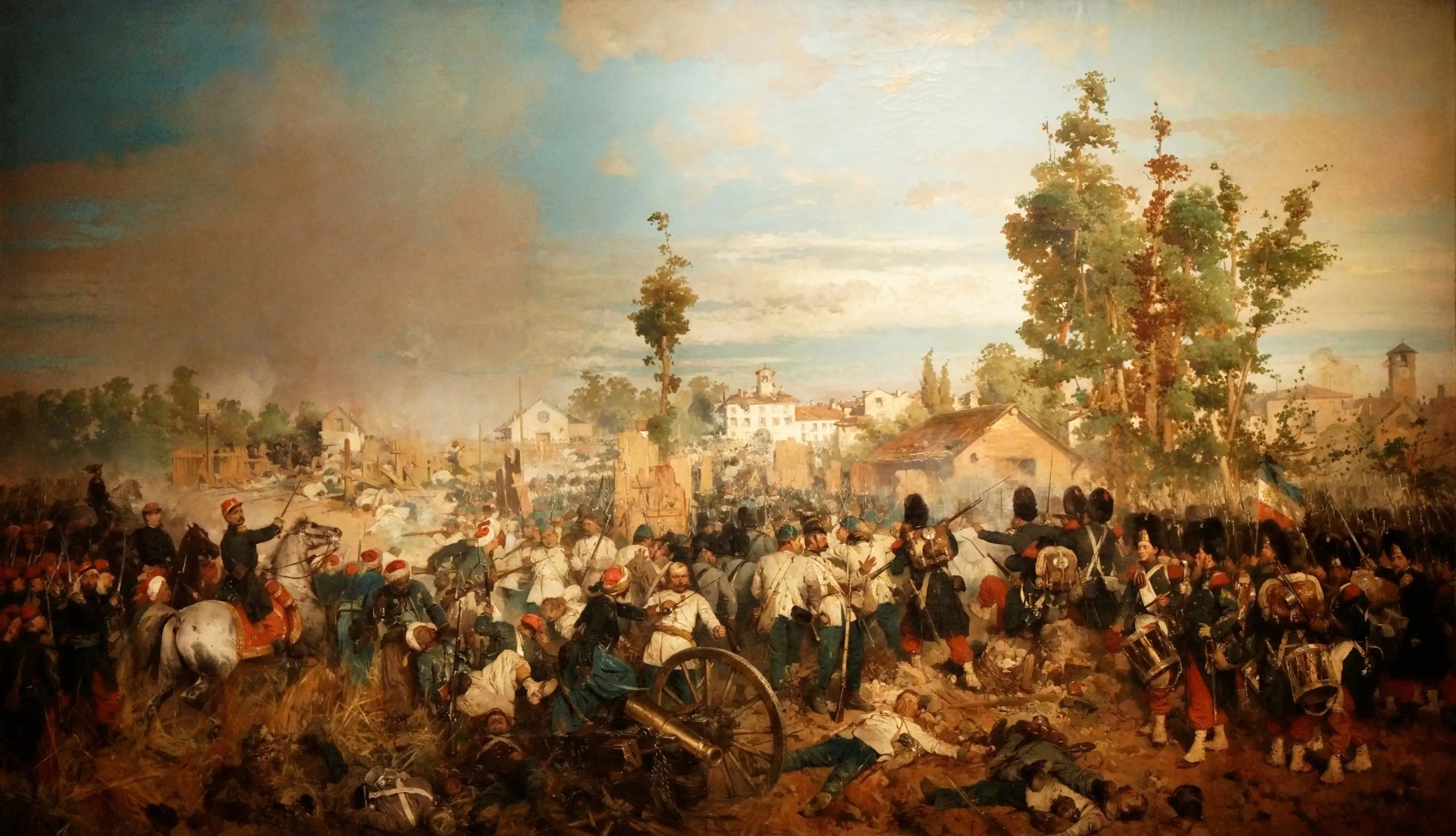La Bataille de Magenta - Gerolamo Induno - Alpha Reproduction