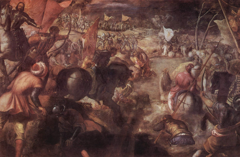 La battaglia di Taro - Jacopo Tintoretto