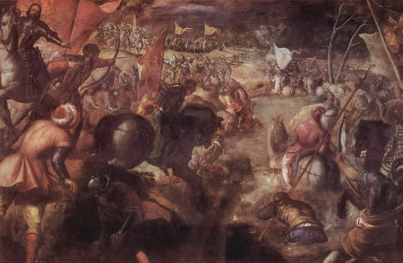La battaglia di Taro - Jacopo Tintoretto