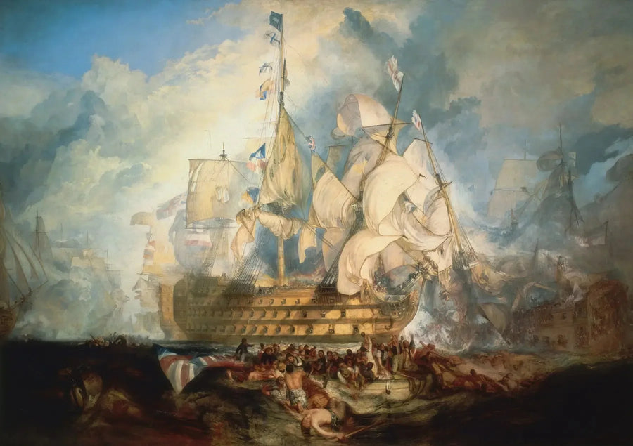La Battaglia di Trafalgar - J. M. W. Turner