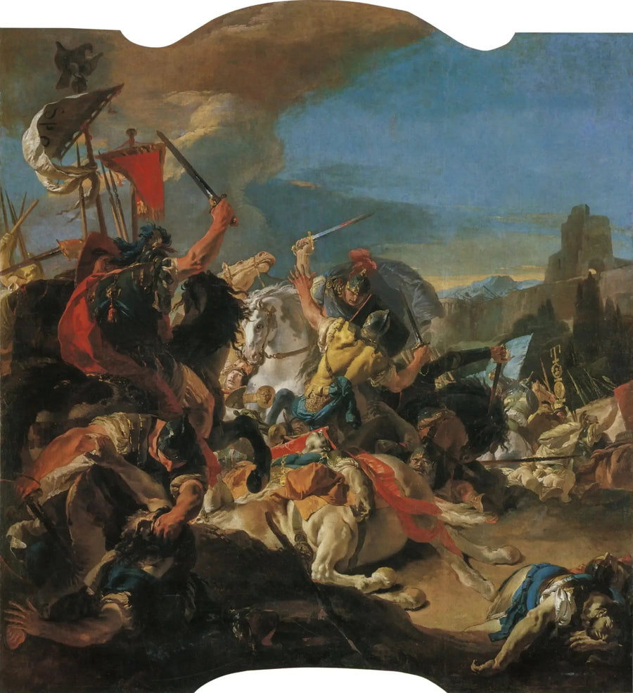 La battaglia di Vercellae - Giovanni Battista Tiepolo