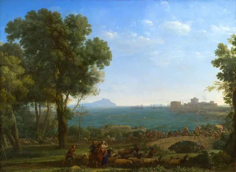 La Battaglia sul ponte - Claude Lorrain