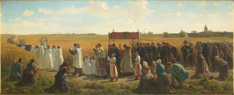 La Benedizione dei cereali in Artois - Jules Breton