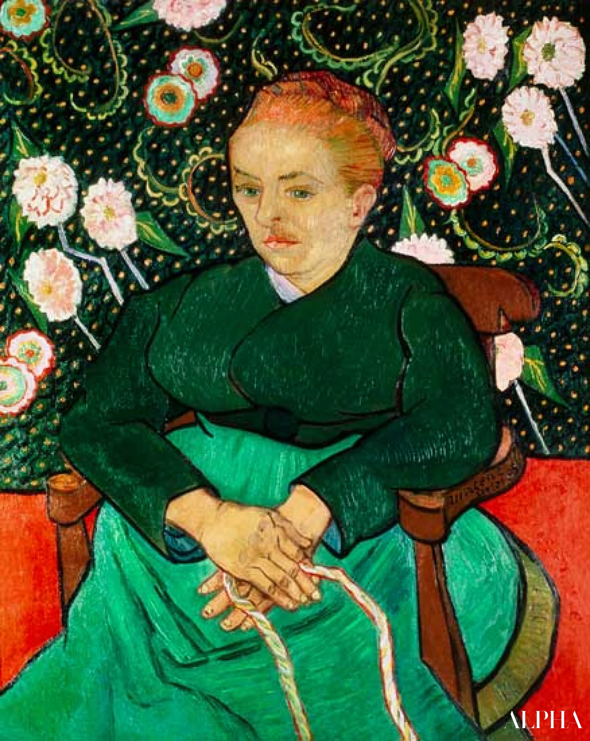 La Berceuse - Van Gogh - Riproduzioni di quadri e dipinti di alta qualità
