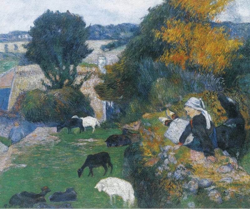 La pastorella bretone - Paul Gauguin