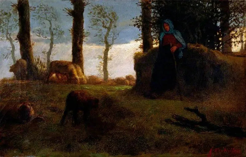 La pastorella - Jean-François Millet