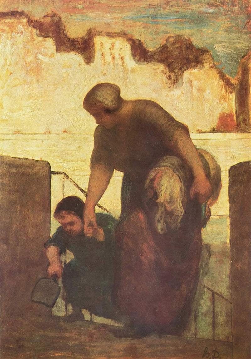 La Lavandaia - Honoré Daumier