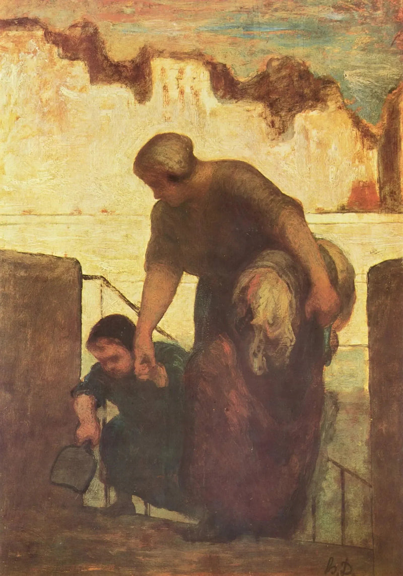 La Lavandaia - Honoré Daumier