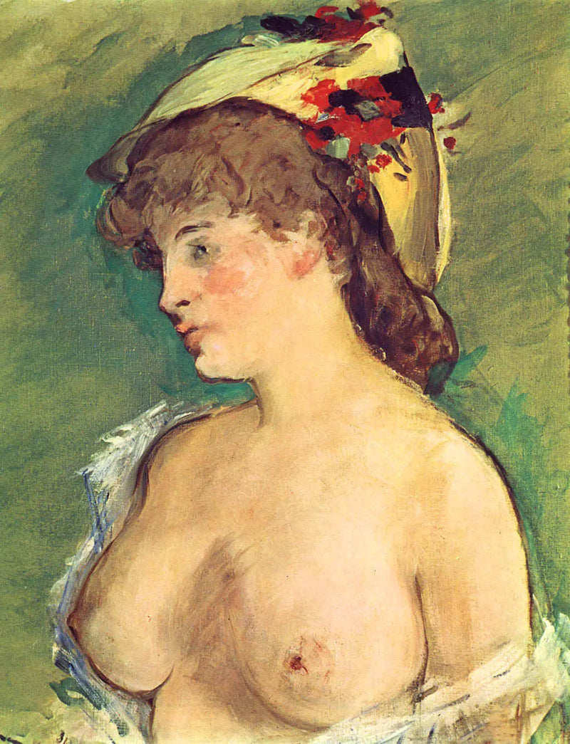 La Bionda con i seni nudi - Édouard Manet