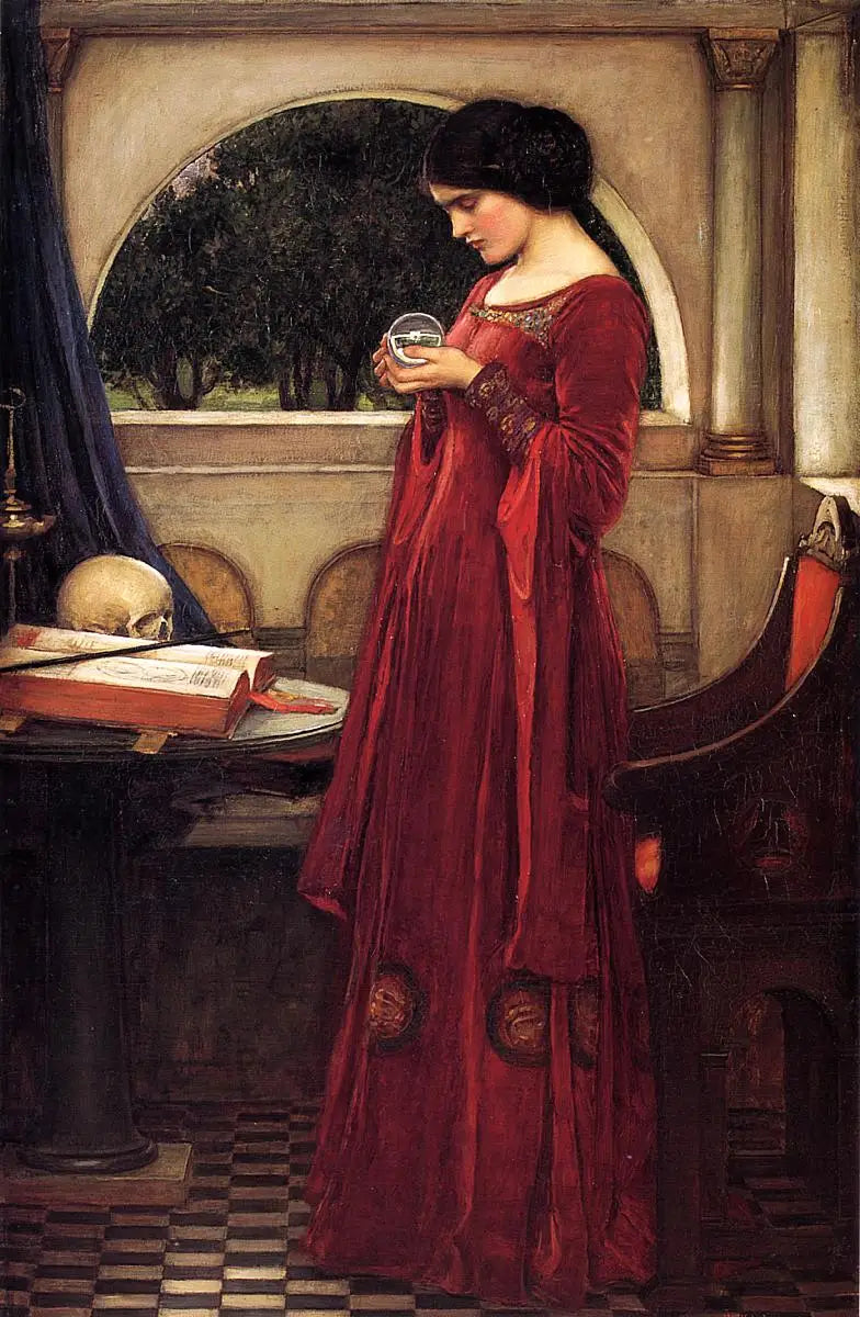 La sfera di cristallo - John William Waterhouse