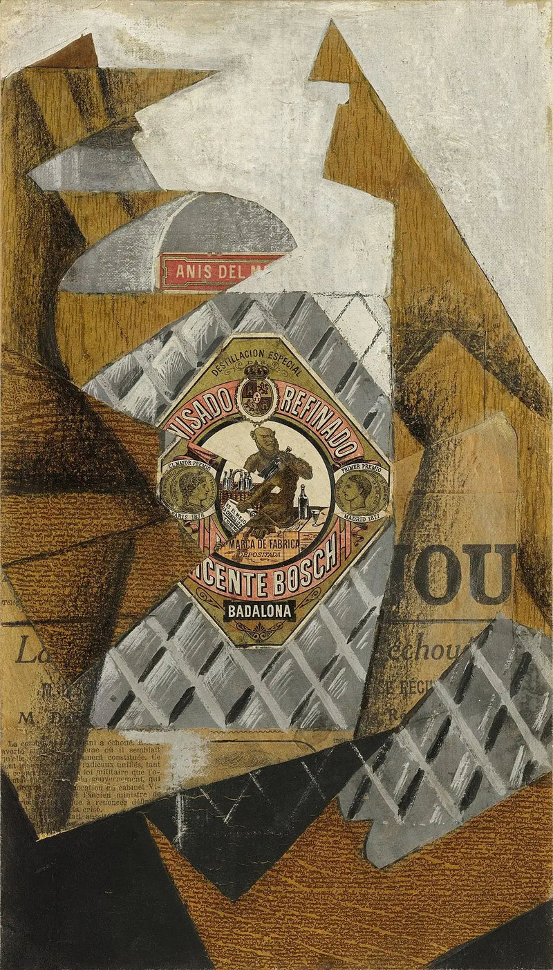 La Bottiglia di anice - Juan Gris