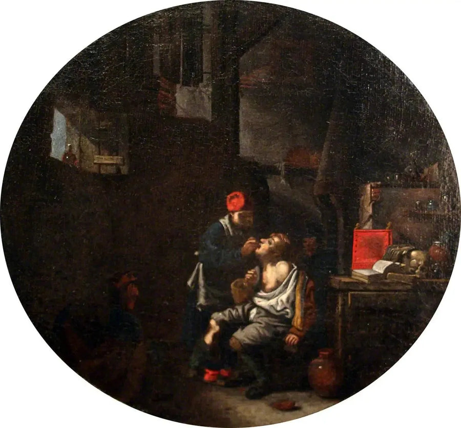 La boutique del dentista - David Teniers il Giovane