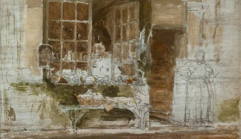 La Boutique del Primeur, Parigi - James Abbott McNeill Whistler