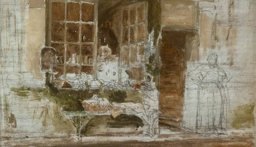La Boutique del Primeur, Parigi - James Abbott McNeill Whistler