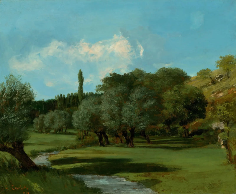 La Bretonnerie nel dipartimento di l'Indre - Gustave Courbet