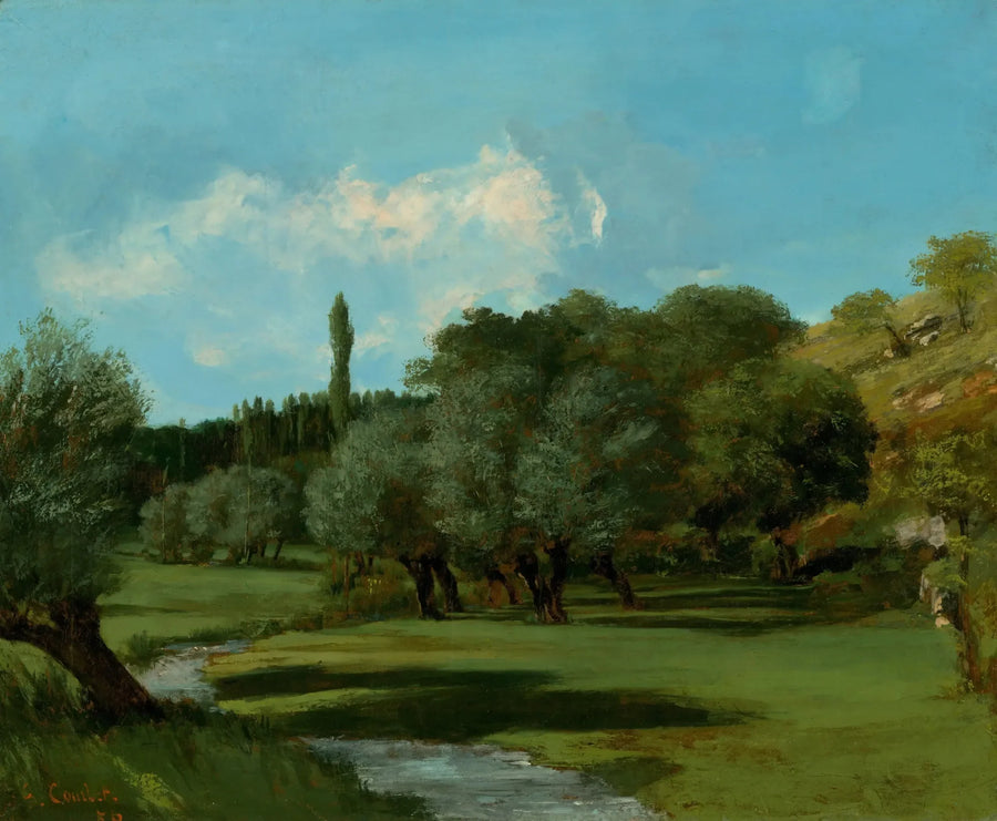 La Bretonnerie nel dipartimento di l'Indre - Gustave Courbet