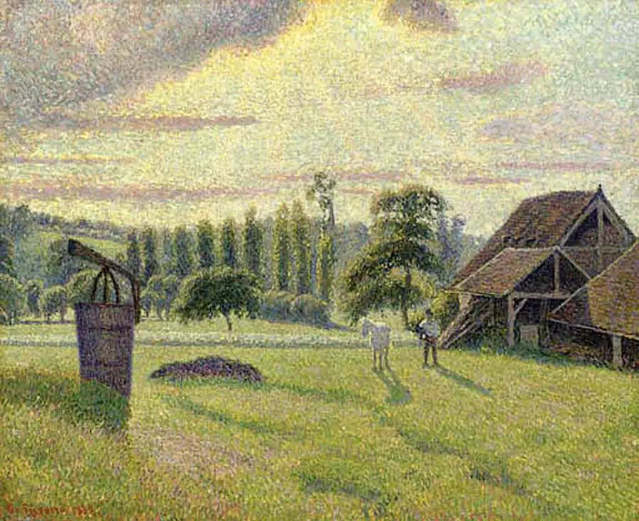 La Fabbrica di Mattoni Delafolie a Éragny - Camille Pissarro