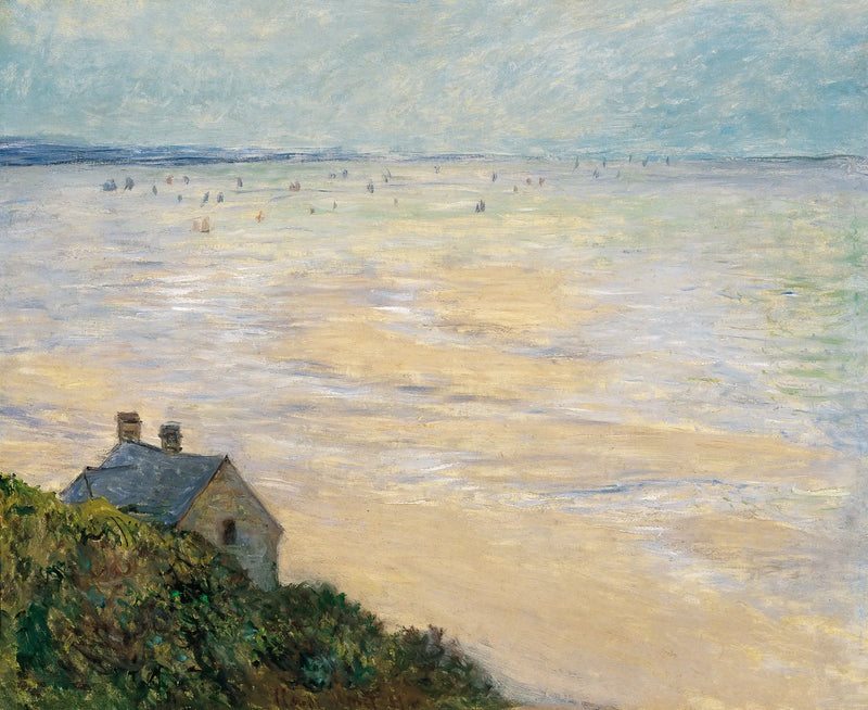 La Capanna a Trouville, bassa marea - Claude Monet