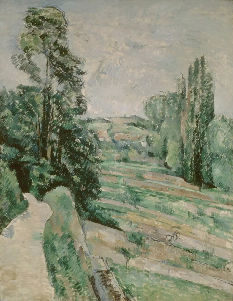 La Campagna di Auvers-sur-Oise - Paul Cézanne