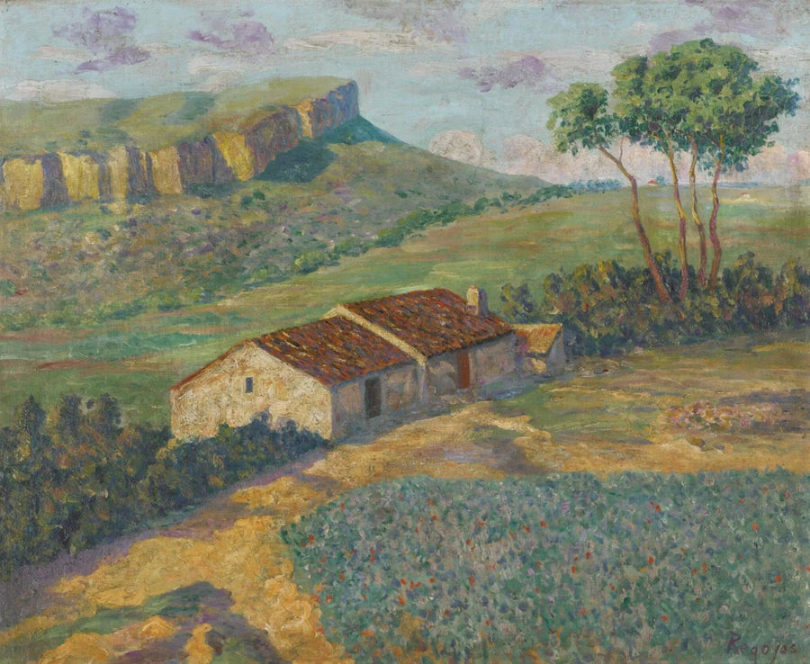 La campagna vicino a Ripoll, Catalogna - Dari��o de Regoyos