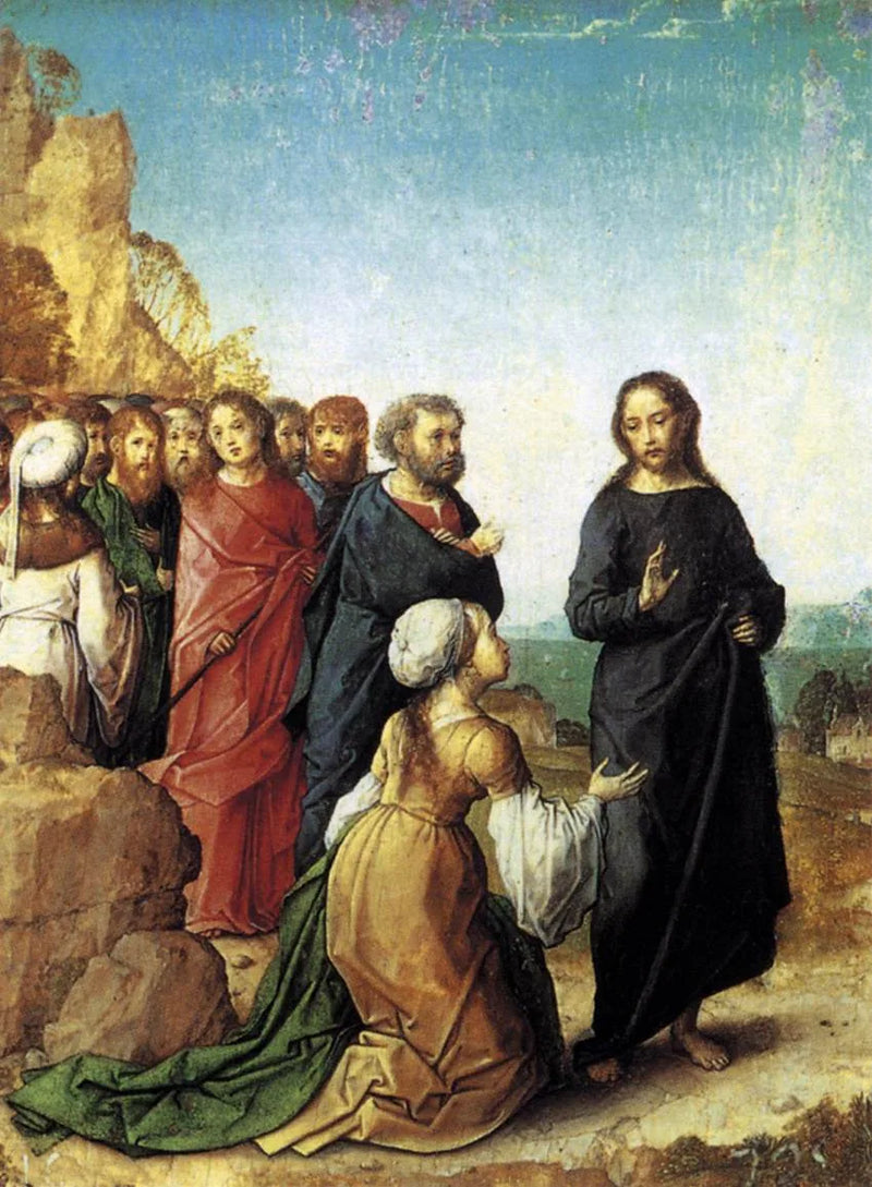 La Cananéenne chiede la guarigione di sua figlia - Juan de Flandes