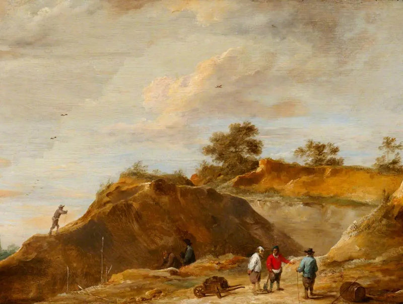 La carrière di sabbia - David Teniers il Giovane