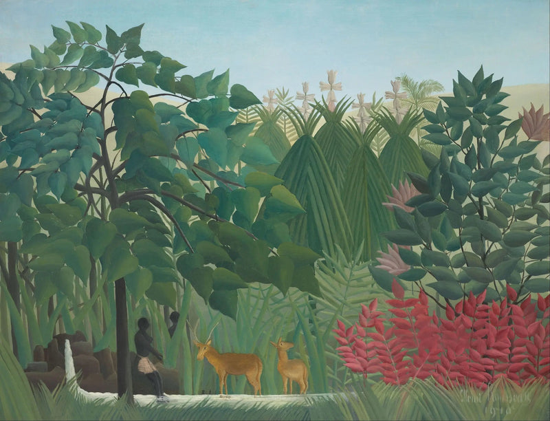 La Cascata - Henri Rousseau