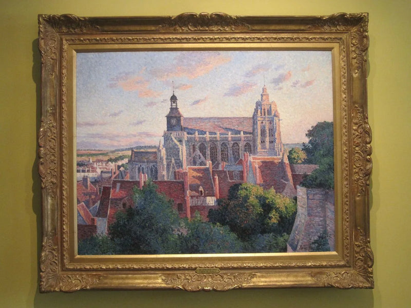 La cattedrale di Gisors, vista delle mura - Maximilien Luce
